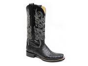 Stetson Western Boots Womens Josie 8.5 B Black 12 021 8607 4001 BL