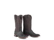 Stetson Western Boots Men Leather Caiman 9 D Black 12 020 1852 0200 BL