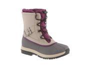 Bearpaw Boots Womens Nelly Buckle Laces Winter 5 Gray 1846W