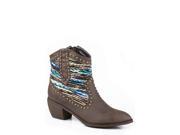 Roper Western Boots Womens Phoenix 7.5 B Brown 09 021 1557 1243 BR