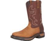 Rocky Western Boot Mens 11 Original Ride Leather 9.5 W Brown RKYW037