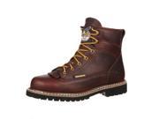Georgia Boot Work Mens 6 ST Lace Leather WP 12 M Chocolate GBOT053