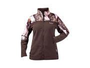 Rocky Outdoor Jacket Womens SilentHunter Fleece L Brown Pink 602418