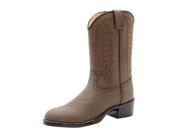 Durango Western Boot Boy Traditional Cowboy Heel 2.5 Child Brown BT804