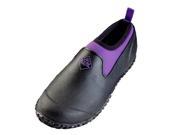 Muck Shoes Womens Muckster II Rubber Low 11 Black Purple M2LW 500