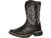Durango Western Boots Boys 8 Lil Kid Stockman 9 Child Black DBT0145
