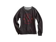 Tin Haul Western Sweatshirt Women L S Crew M Gray 10 038 0081 0850 GY