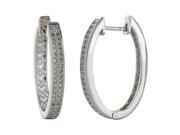 Montana Silversmiths Jewelry Womens Earrings Hoops Oval Silver ER3054