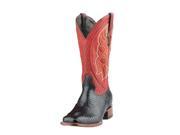 Stetson Western Boots Mens Teju Lizard 9 D Black 12 020 1852 0370 BL