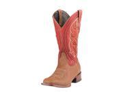 Stetson Western Boots Mens Glendive 9.5 D Tan 12 020 1852 0362 TA