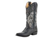 Stetson Western Boots Womens Big Lila 9 Black 12 021 6105 0991 BL