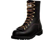 Georgia Boot Work Mens 8 WP Leather Lace Insulated 6 M Black G8040