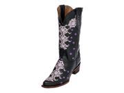 Ferrini Western Boots Womens Country Lace Cowboy 10 B Black 82861 04