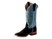 Horse Power Western Boots Mens Roper Tabs 9 D Midnight Hippo HP1787