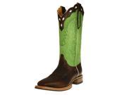 Cinch Western Boots Mens EverSole Square 8 EE Dark Brown Green CFM612