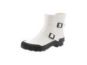 Bearpaw Casual Boots Womens June Rubber Textured 8 White Black 1892W