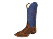 Horse Power Western Boots Mens Leather Cowboy Patchwork 11 EE HP1079