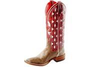 Macie Bean Western Boot Women Delia Rio Inlay 9.5 M Bone Mad Dog M9088