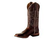 Horse Power Western Boots Mens Worksole Tabs 12 D Toast Bison HP1785
