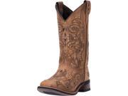 Laredo Western Boots Womens 11 Ulays Broad Square Toe 7 M Brown 5643