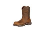 Rocky Western Boots Mens Original Ride CT Roper 9.5 M Brown RKW0170