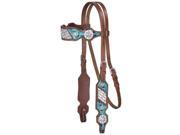 Tough 1 Headstall Ashton Collection Browband Headstall Med Oil 45 7885