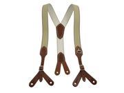 Outfitters Supply Suspenders Mens Butt Leather M Brown WSUSP100
