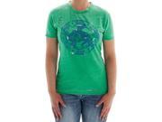 Cowgirl Tuff Western Shirt Women S S Tee Burnout Logo XXL Green 100049