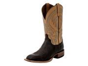 Lucchese Western Boots Mens Color Top Calf Skin 10 D Dark Brown M2662
