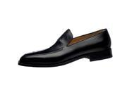 Ferrini Dress Shoes Mens French Calf Leather Loafer 12 D Black F3877