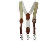 Outfitters Supply Suspenders Mens Scissor Straps L Brown WSUSP101