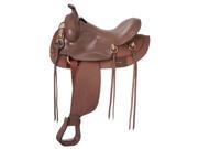 Tough 1 Saddle Western Synthetic Gait Horse Trail 15 1 2 Brown KS715