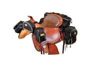 Outfitters Supply Saddlebag System 500 Series Deluxe Black WTM599