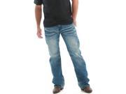 B. Tuff Western Denim Jeans Mens TGIF Black 34 Long Med Wash MTGFBL