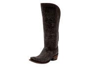Lucchese Western Boots Womens Vera Zip Snip Tassel 6.5 B Tobacco M4910
