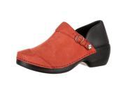 Rocky 4EurSole Work Shoe Women Nubuck Leather 37 M Burgundy RKYH042