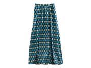 Tin Haul Western Skirt Womens Print Maxi M Blue 10 060 0064 0462 BU