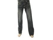B. Tuff Western Denim Jeans Mens Axle Bootcut Rlx 33 Short Dark MAXLEJ