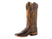 Horse Power Western Boots Boys Kid Roper Leather 5 Youth Toast HPY1784