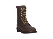 McRae Industrial Work Boots Mens 8 ST EH WP Logger 7 M Brown MR89394