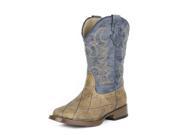 Roper Western Boots Boys Stitch 5 Youth Tan 09 119 1900 0080 TA