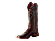 Macie Bean Western Boots Womens Monica Square 7 B Tan Weathered M9089