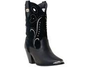 Dingo Fashion Boots Womens Ava Rivet Studded Suede 9 M Black DI 587