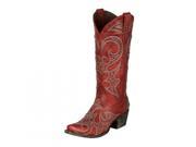 Lane Western Boots Womens Love Sick Stud Rojo Cowgirl 7 B Red LB0199C