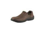 Roper Western Shoe Men Leather Slip On 9.5 D Brown 09 020 0604 0212 BR
