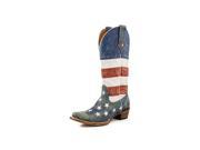 Roper Western Boots Womens American Flag 7.5 B 09 021 7001 0206 RE