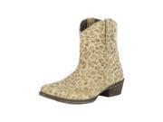 Roper Western Boots Womens Leopard Boots 10 Tan 09 021 0977 0695 TA