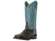 Laredo Western Boots Womens Mesquite Stockman 8 M Gaucho Blue 5627