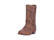 Dingo Western Boots Mens Stewart Cowboy Round Toe 8.5 D Brown DI5732