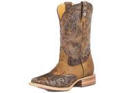 Tin Haul Western Boots Mens Flame 10.5 D Honey 14 020 0007 0201 BR